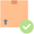 confirm shipping ecommerce logistic box package icon 142005